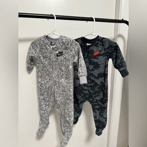 Nike Infant Fleece Zip Sleep & Play (Set of 2)-6 months